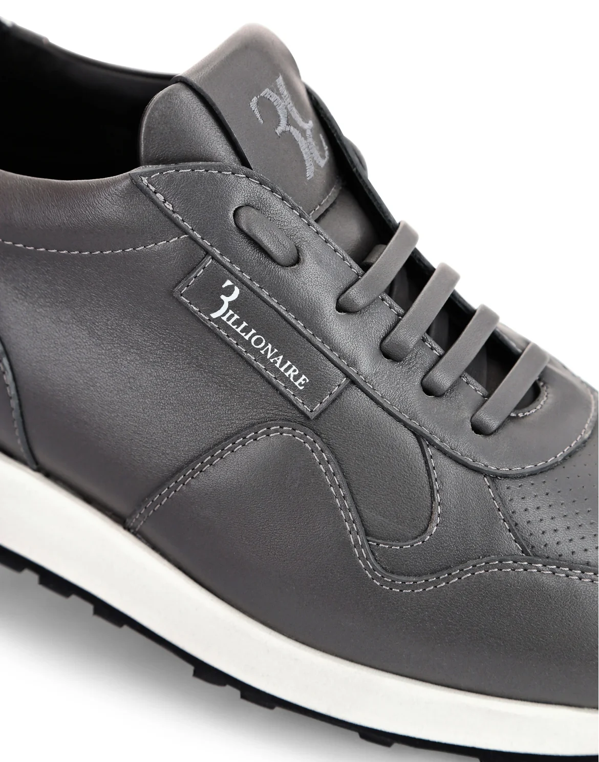 Leather Runner Istitutional, цвет: Серый