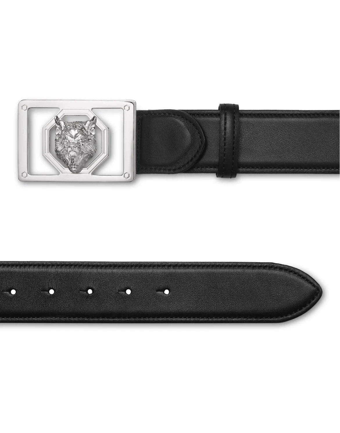 Leather Belt, цвет: Черный
