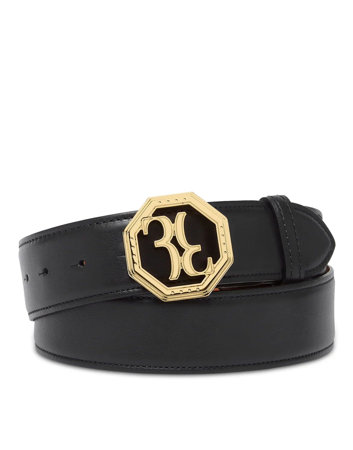 Leather Belt, цвет: Черный
