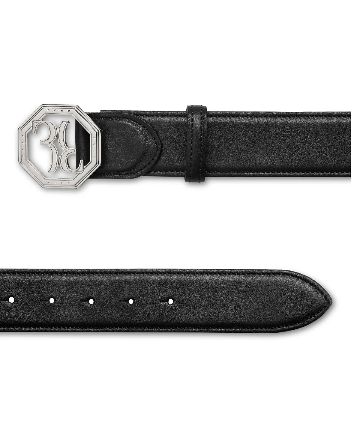 Leather Belt, цвет: Черный