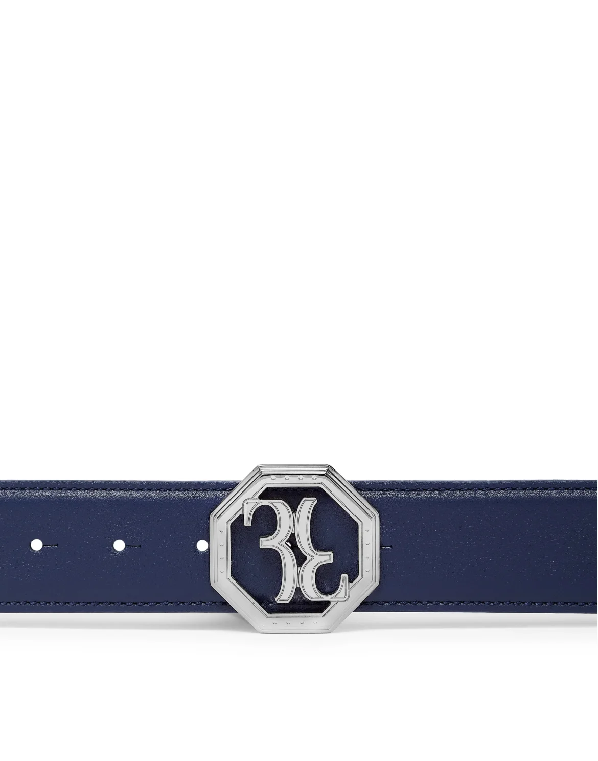 Leather Belt, цвет: Синий