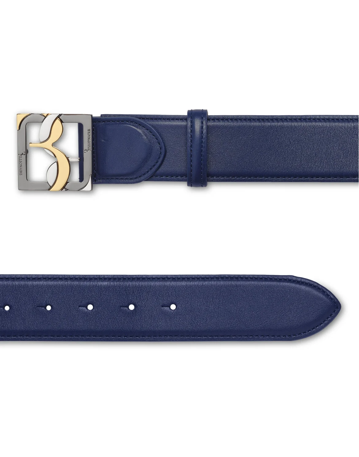 Leather Belt, цвет: Синий