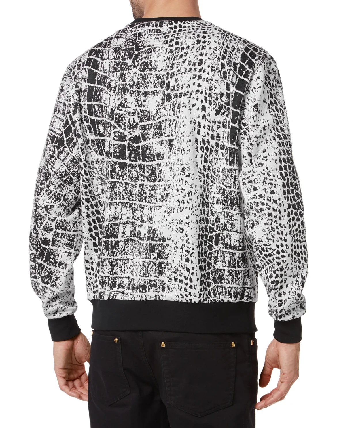 Sweatshirt LS Crocco Print, цвет: Белый