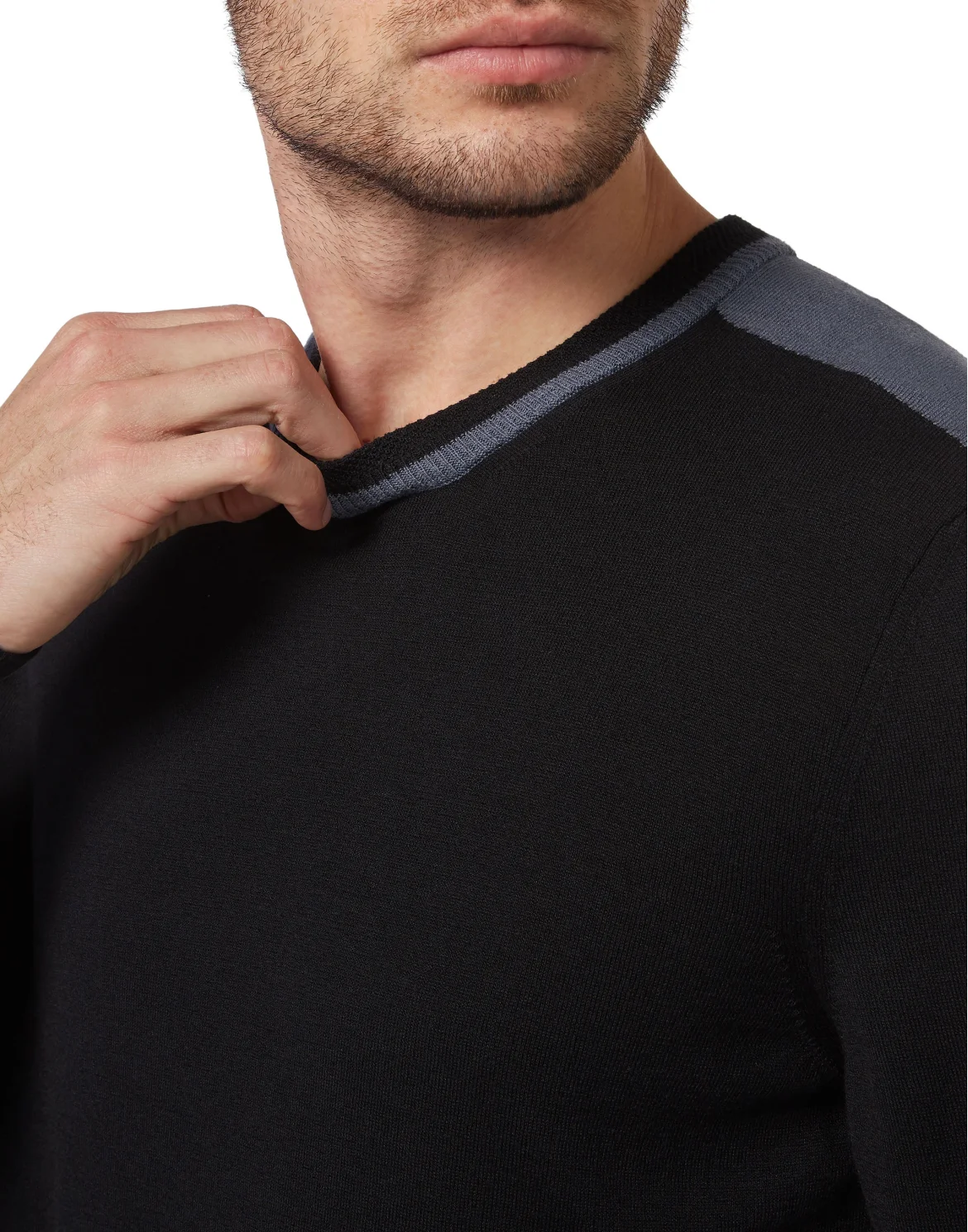 Pullover Round Neck LS, цвет: Черный