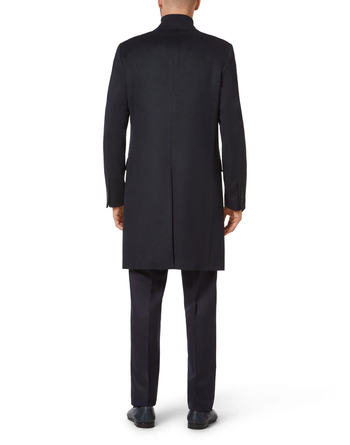 Long Cashmere Coat, цвет: Синий