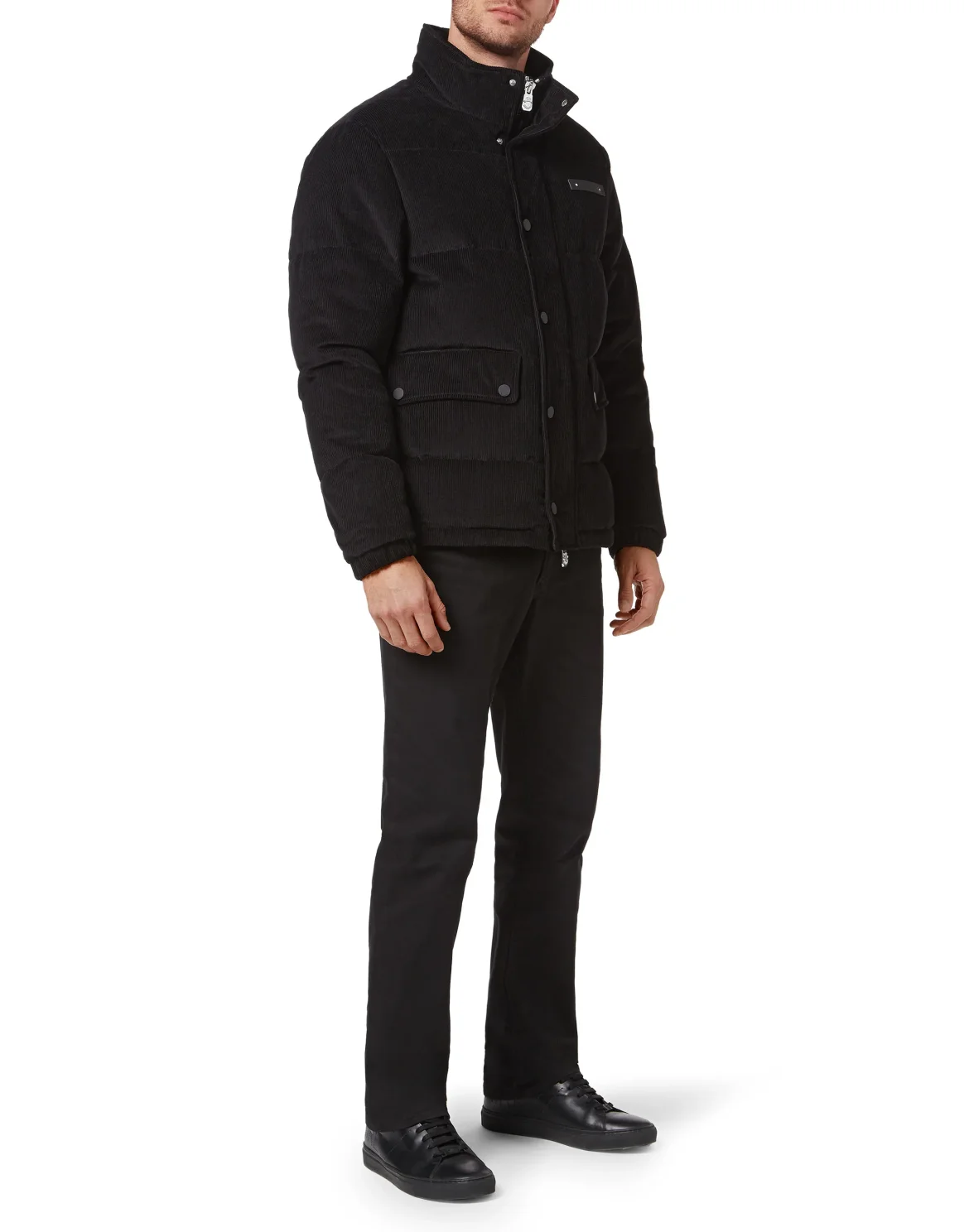Velvet Down Jacket, цвет: Черный