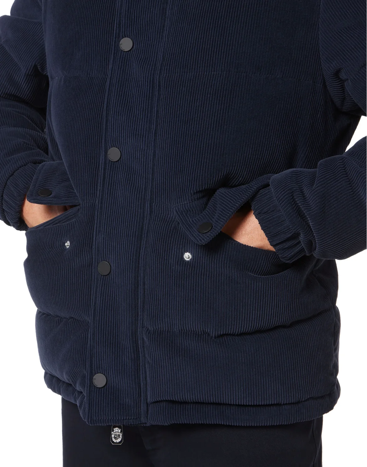 Velvet Down Jacket, цвет: Синий