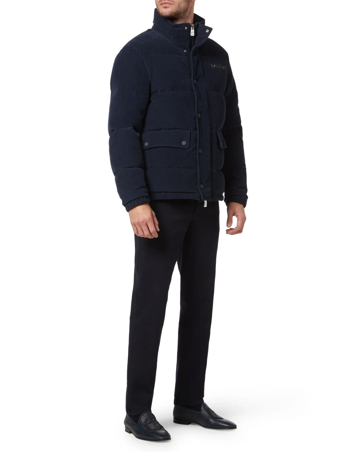 Velvet Down Jacket, цвет: Синий