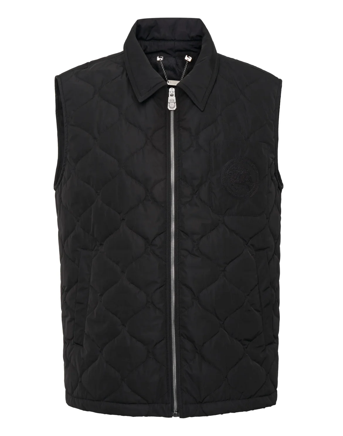 Nylon Jacket Sleeveless Lion, цвет: Черный