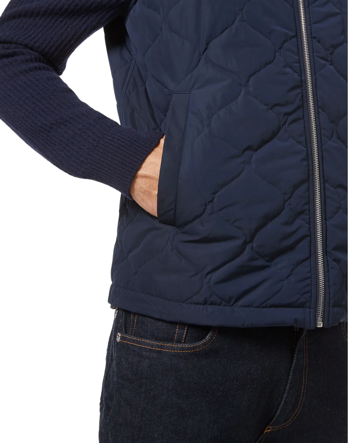 Nylon Jacket Sleeveless Lion, цвет: Синий