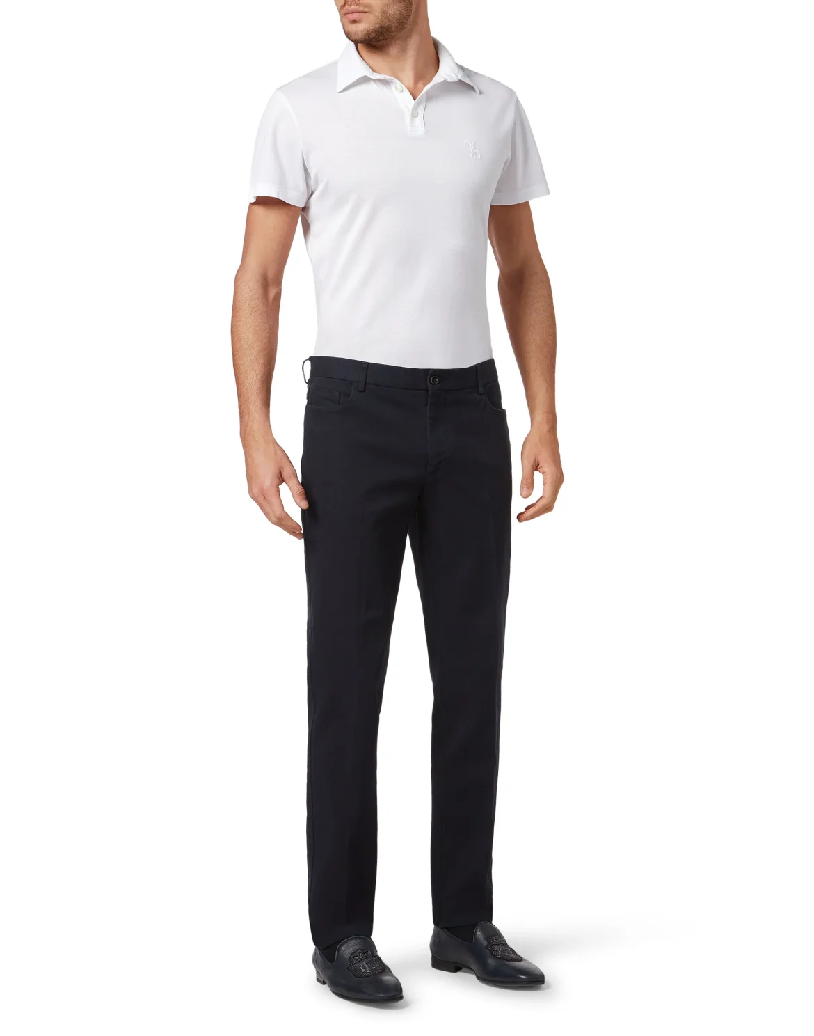 Long Trousers Chinos fit, цвет: Синий