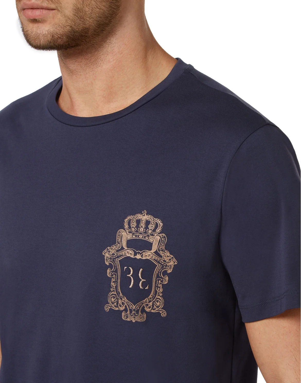 T-shirt Round Neck SS, цвет: Синий