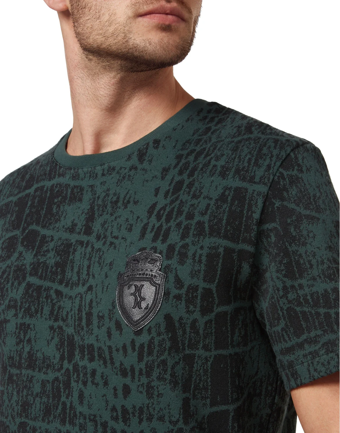 T-shirt Round Neck SS Cocco Print, цвет: Камуфляж