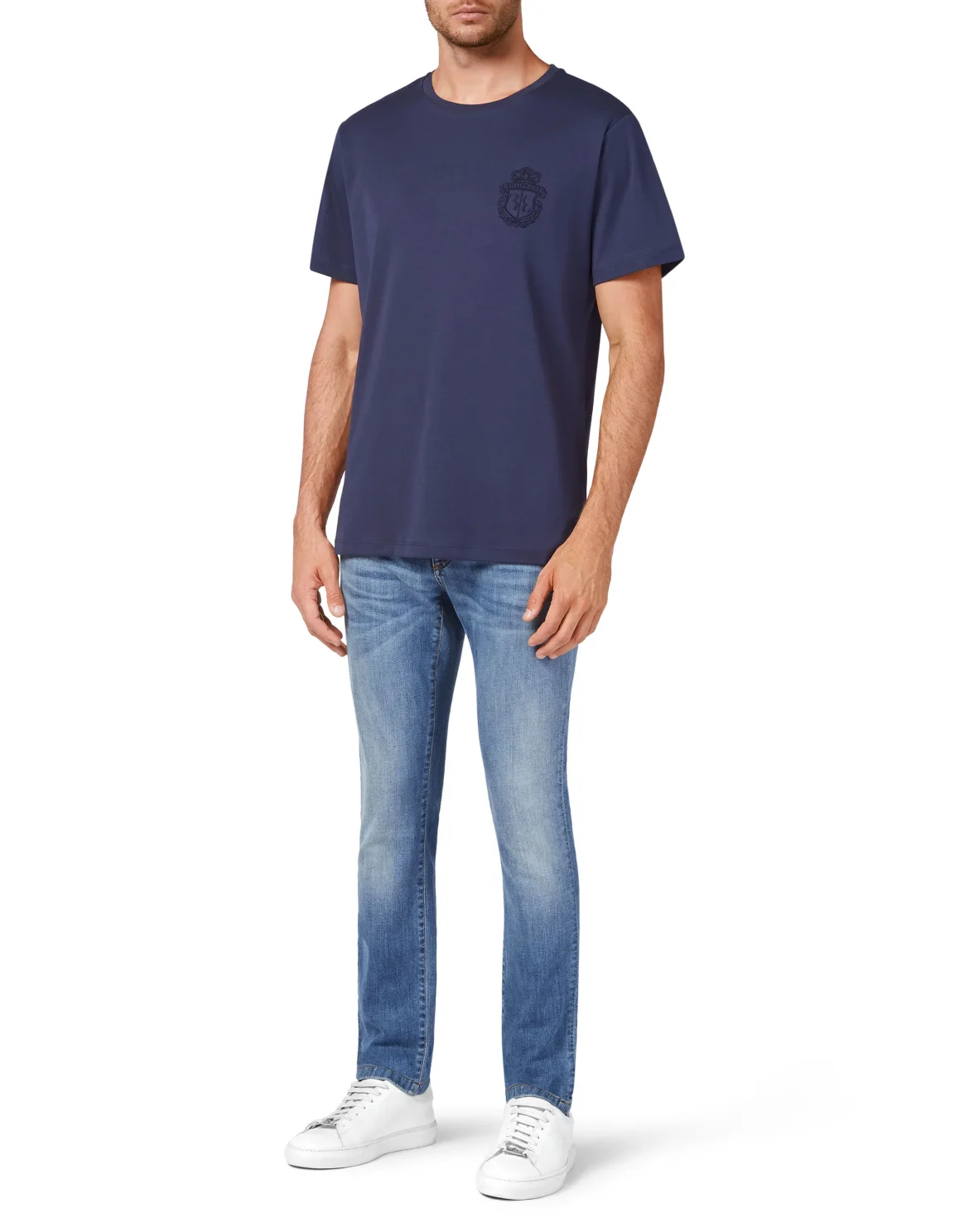 T-shirt Round Neck SS, цвет: Синий