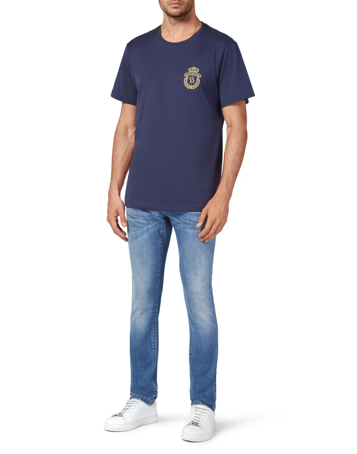 T-shirt Round Neck SS, цвет: Синий