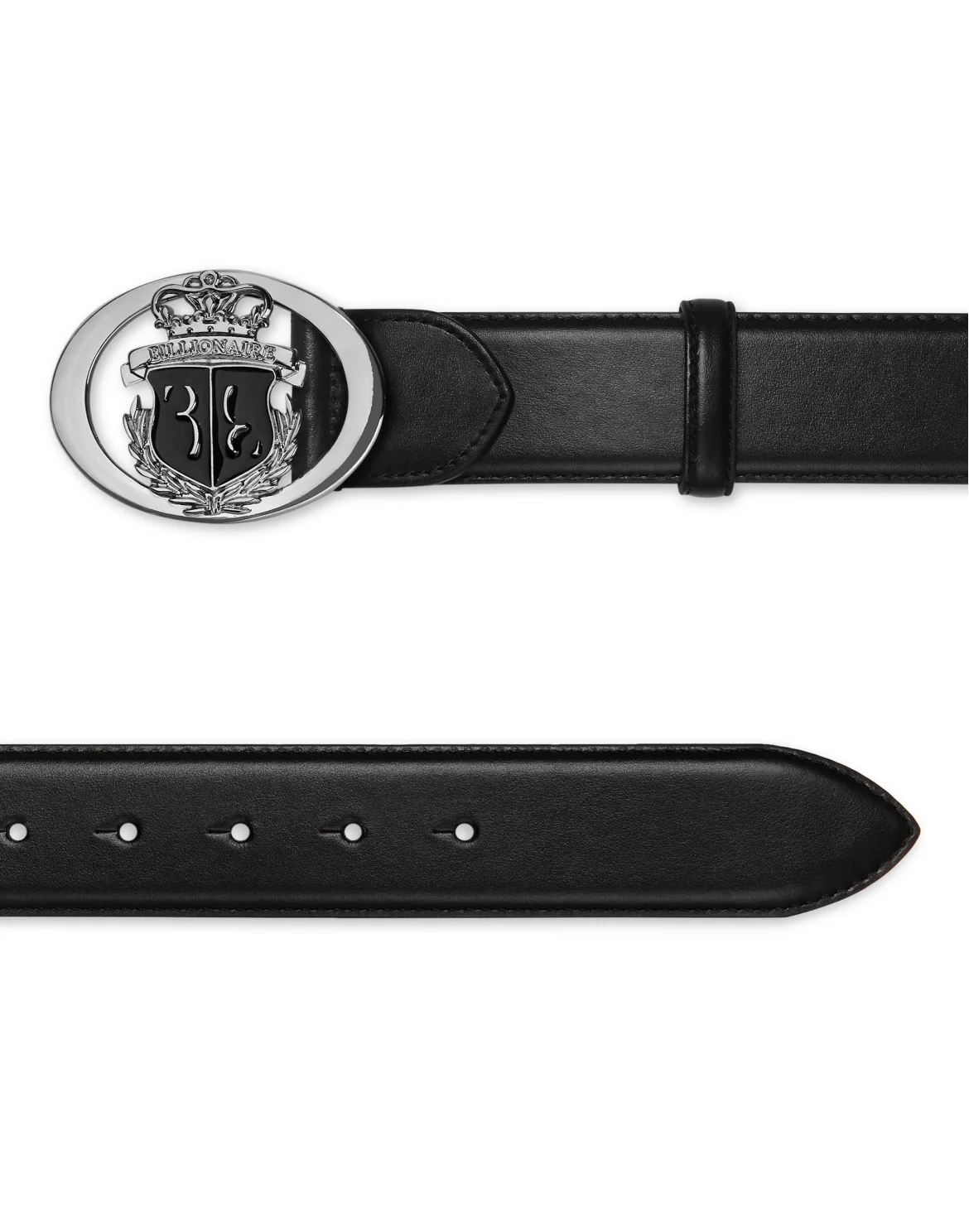 Leather Belt, цвет: Черный
