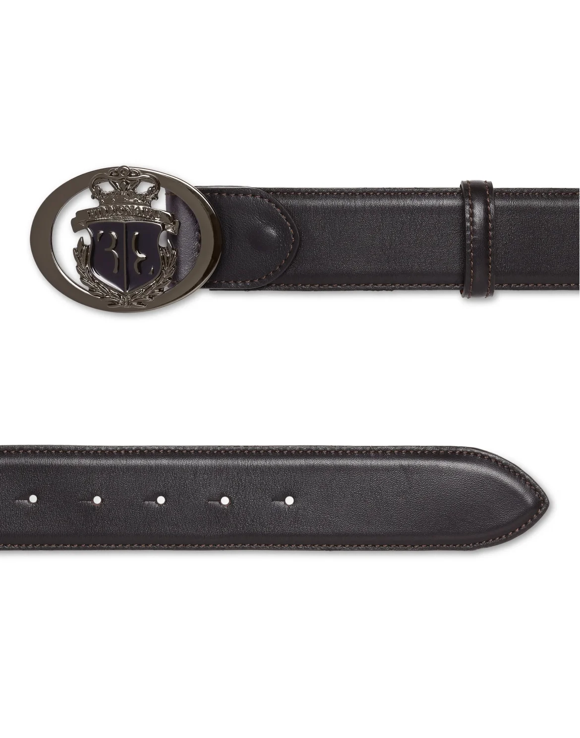 Leather Belt, цвет: Коричневый