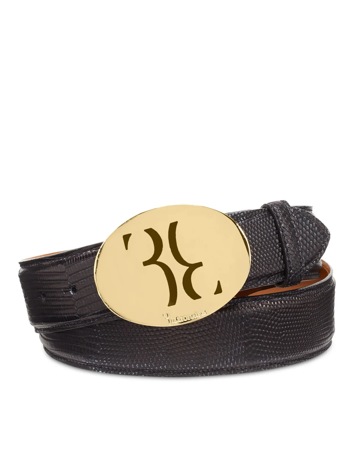Tejus Leather Belt, цвет: Черный