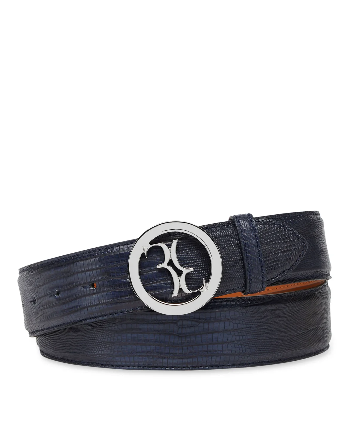 Tejus Leather Belt, цвет: Синий