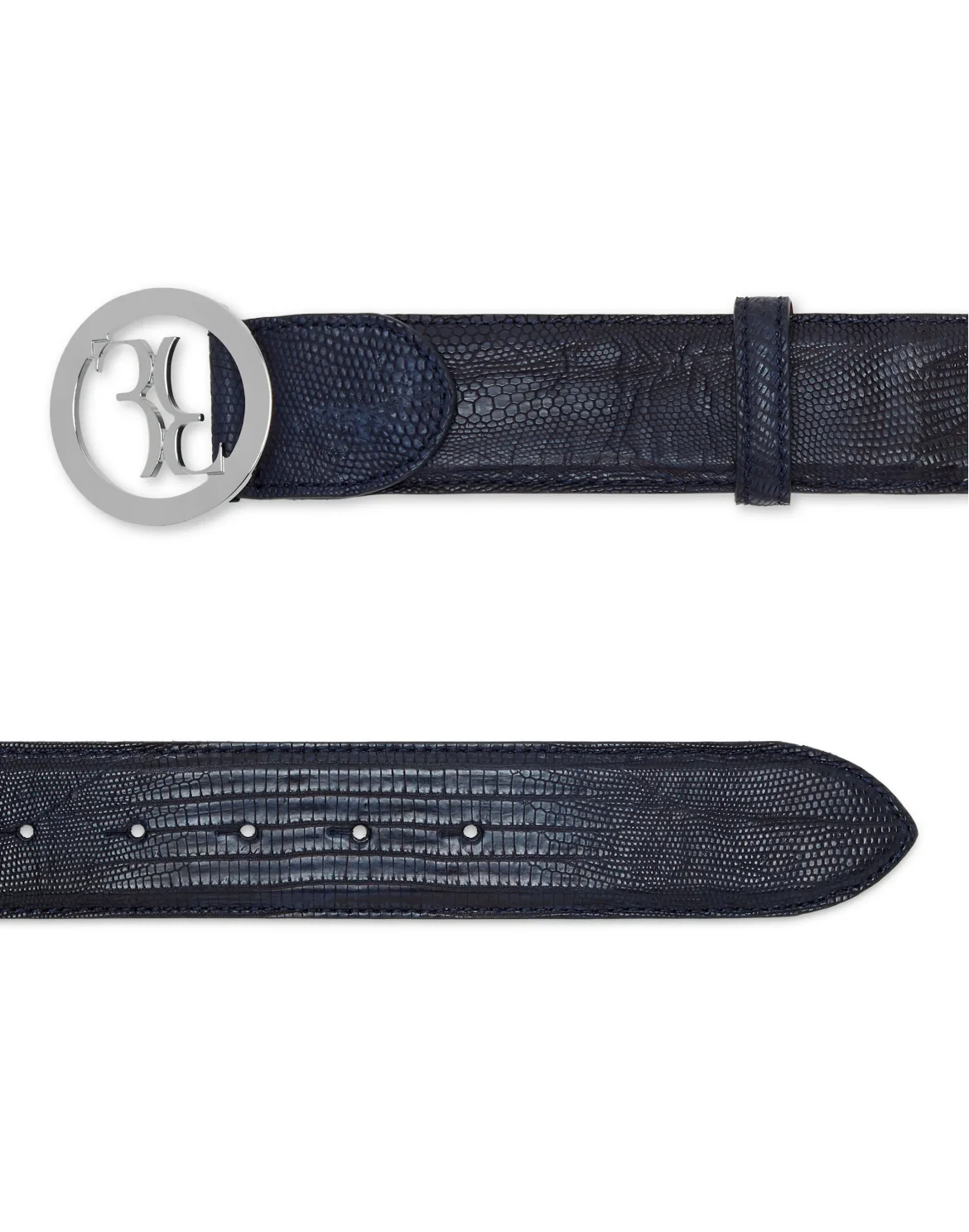 Tejus Leather Belt, цвет: Синий