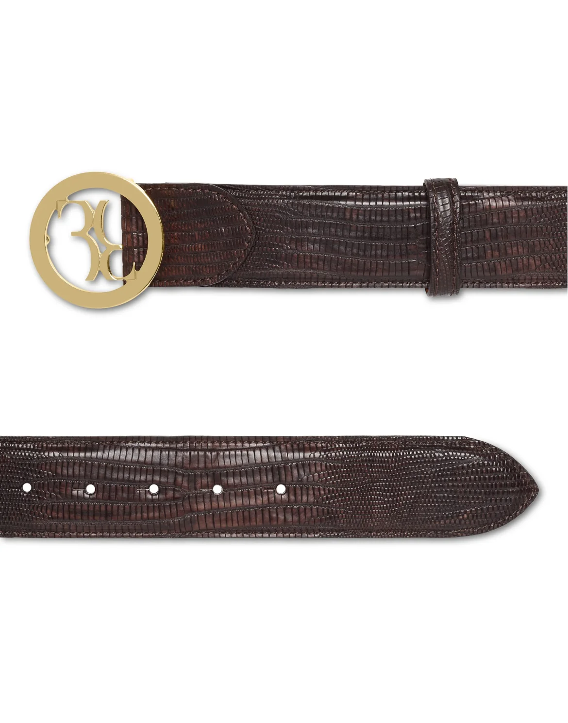 Tejus Leather Belt, цвет: Коричневый