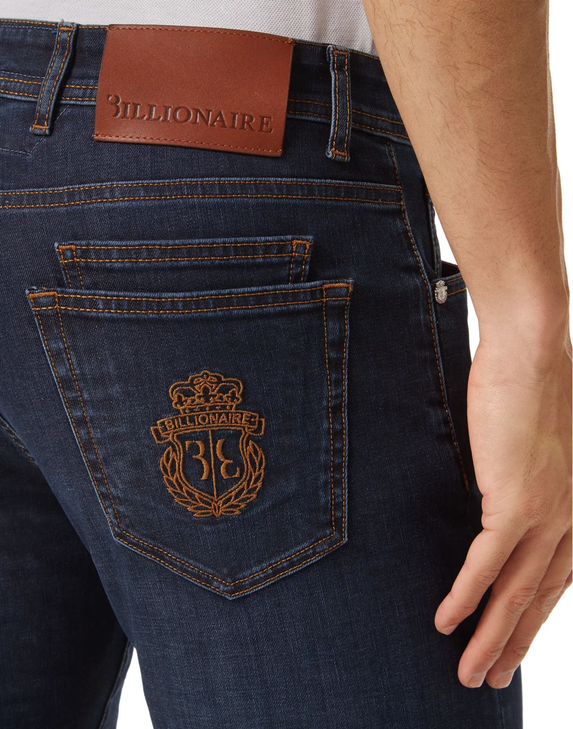 Denim Trousers Regular Fit, цвет: Синий