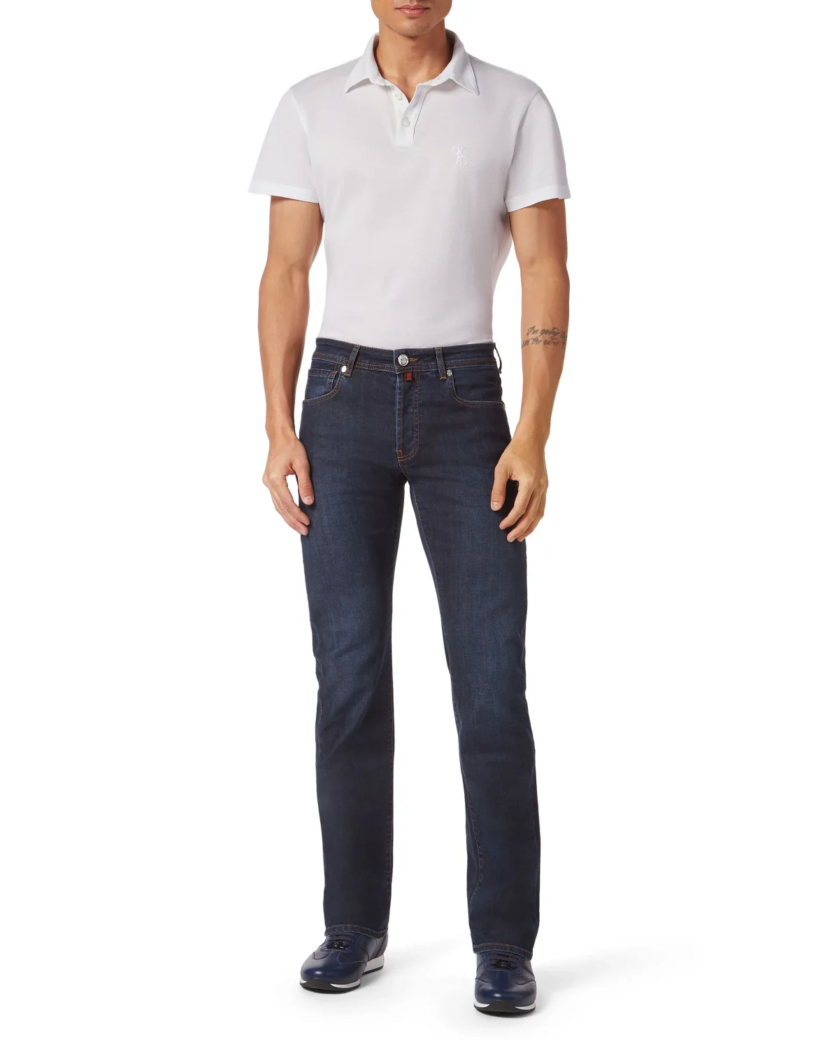 Denim Trousers Regular Fit, цвет: Синий