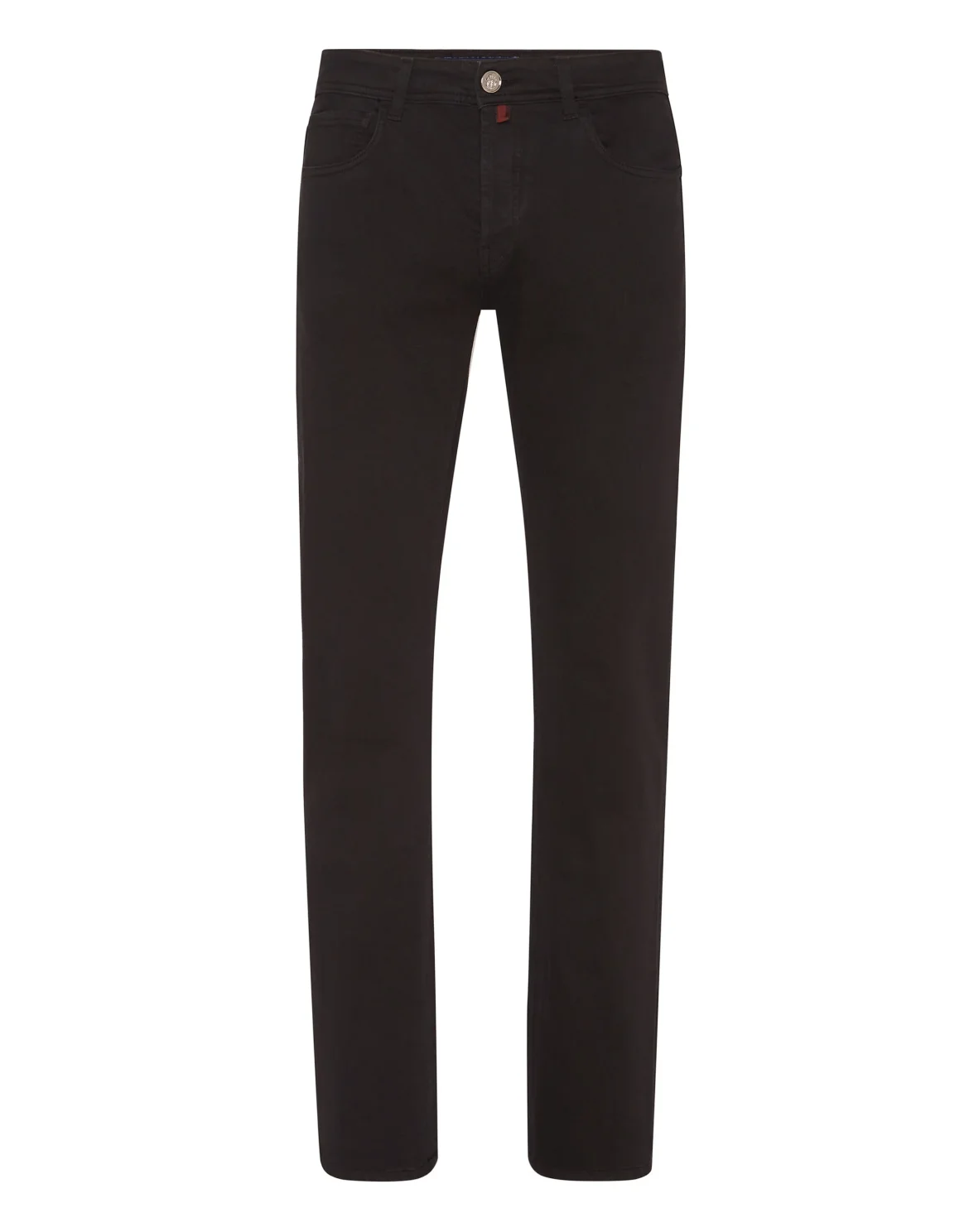 Denim Trousers Regular Fit, цвет: Черный
