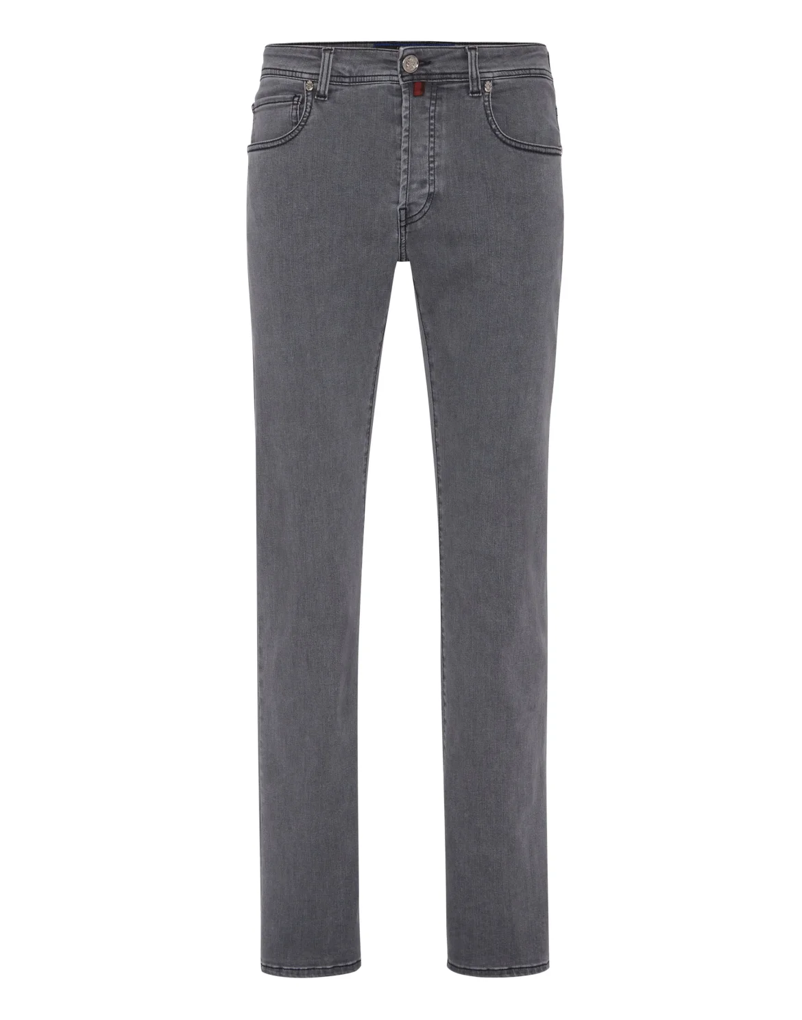 Denim Trousers Regular Fit, цвет: Серый