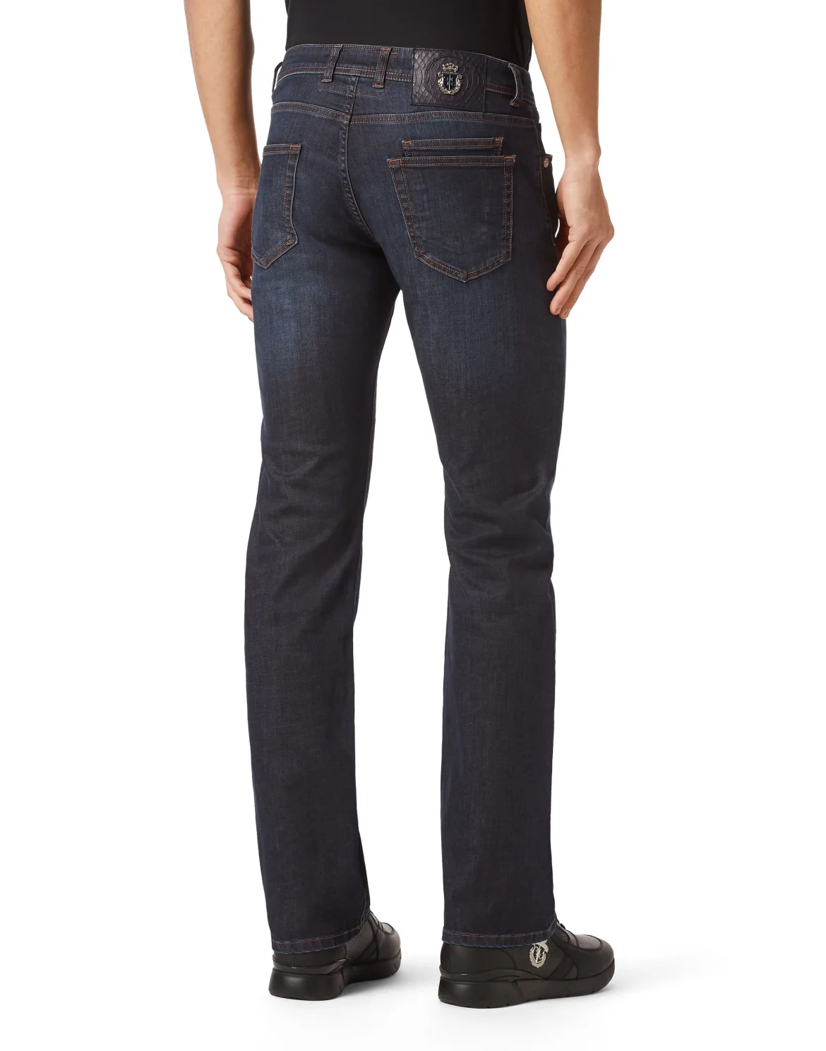 Denim Trousers Regular Fit, цвет: Синий