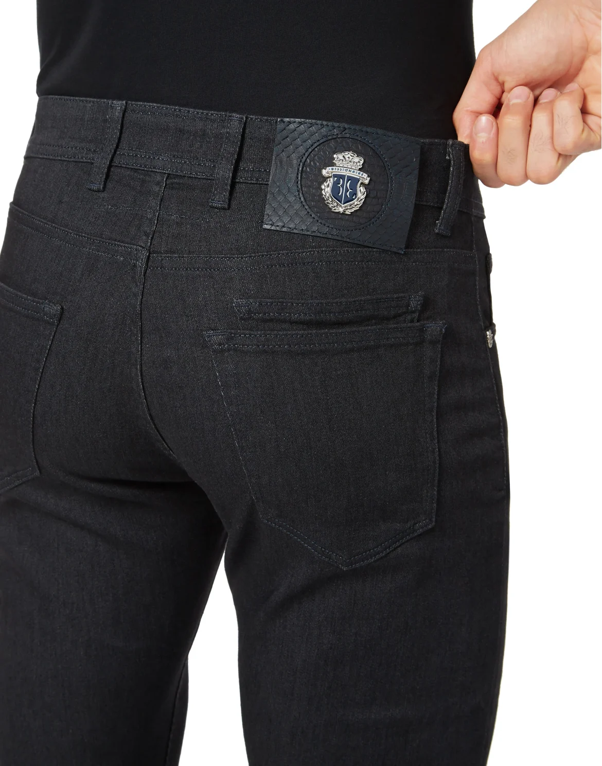 Denim Trousers Regular Fit, цвет: Синий