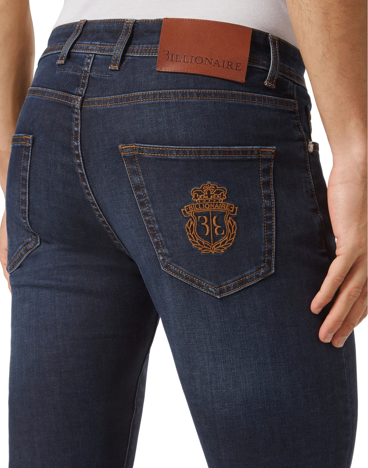 Denim Trousers Super Straight Cut Fit, цвет: Синий