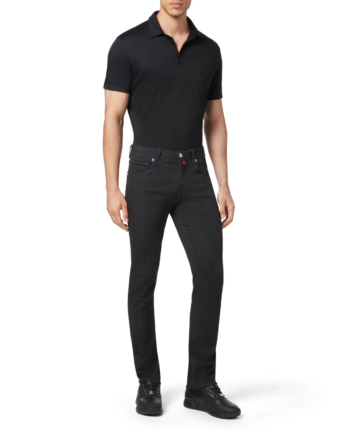 Denim Trousers Super Straight Cut Fit, цвет: Синий