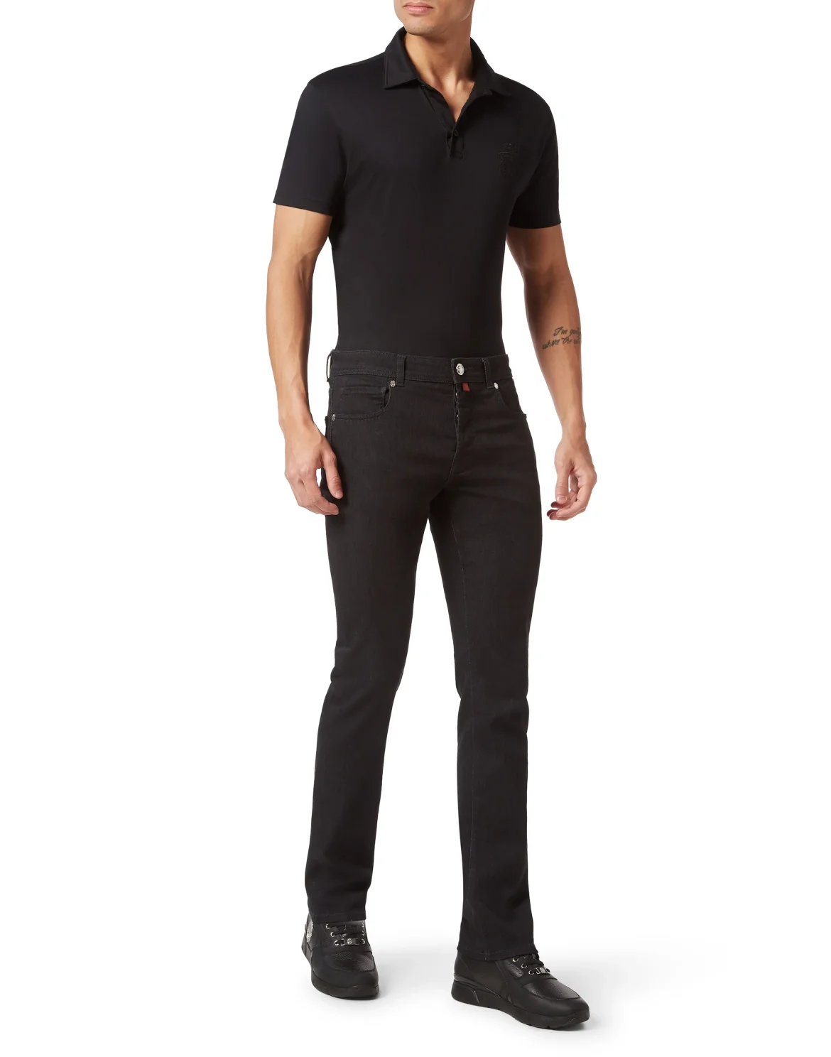 Denim Trousers Super Straight Cut Fit, цвет: Синий