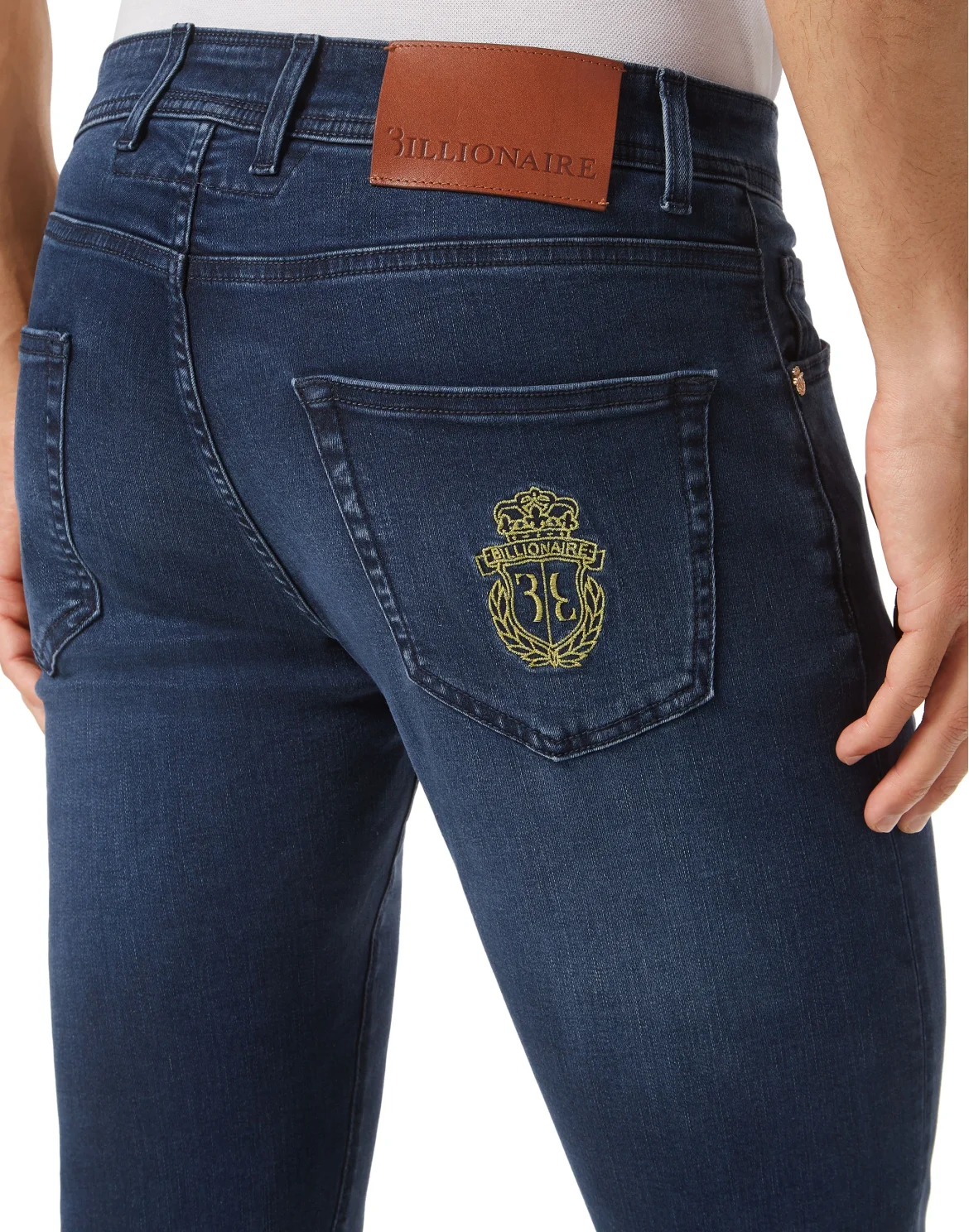 Denim Trousers Super Straight Cut Fit, цвет: Синий
