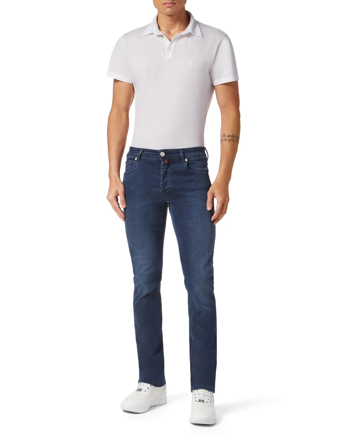Denim Trousers Super Straight Cut Fit, цвет: Синий
