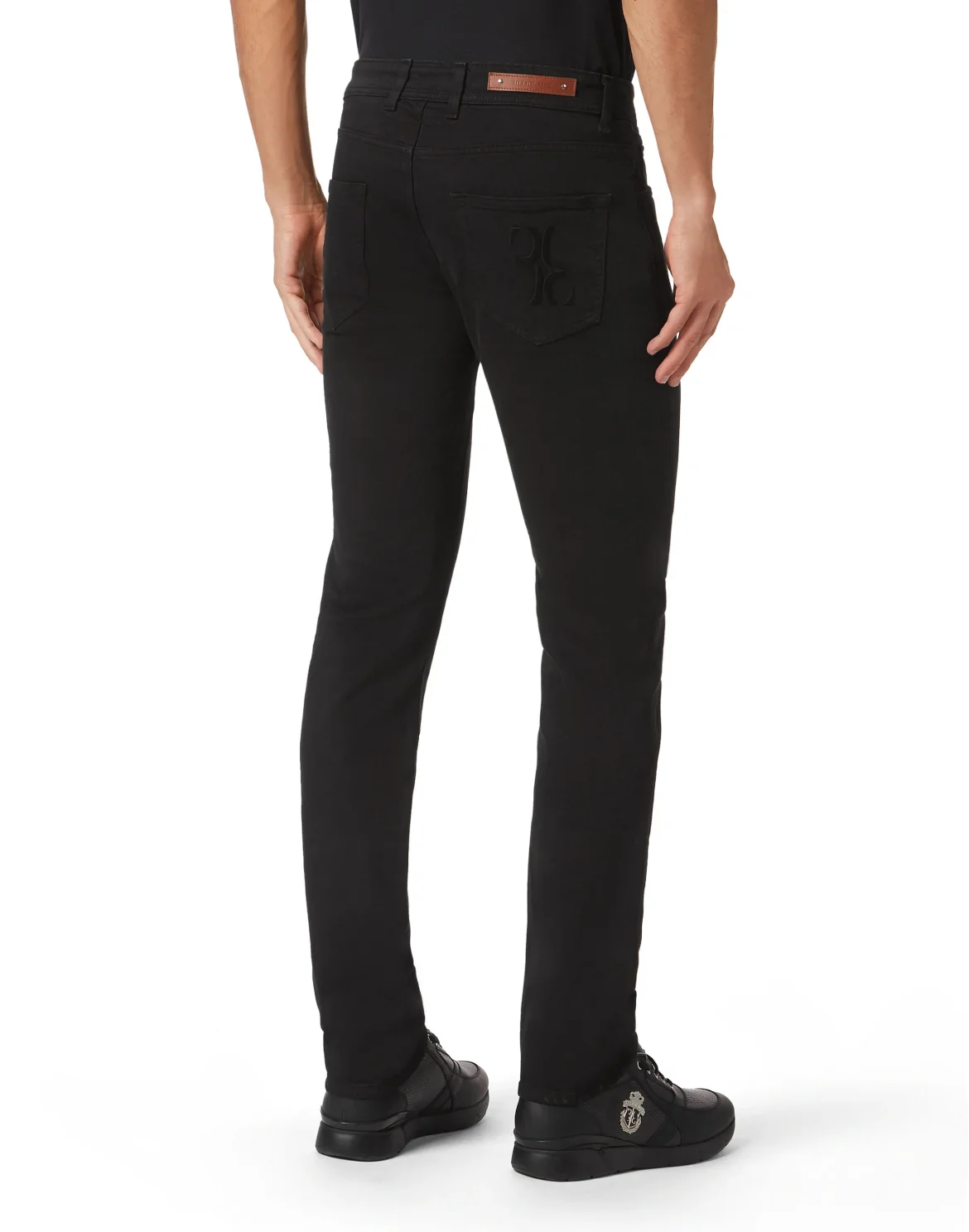 Denim Trousers Super Straight Cut Fit, цвет: Черный