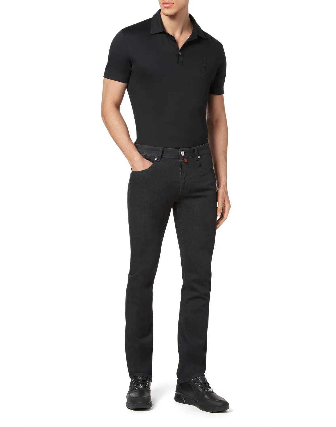 Denim Trousers Super Straight Cut Fit, цвет: Синий