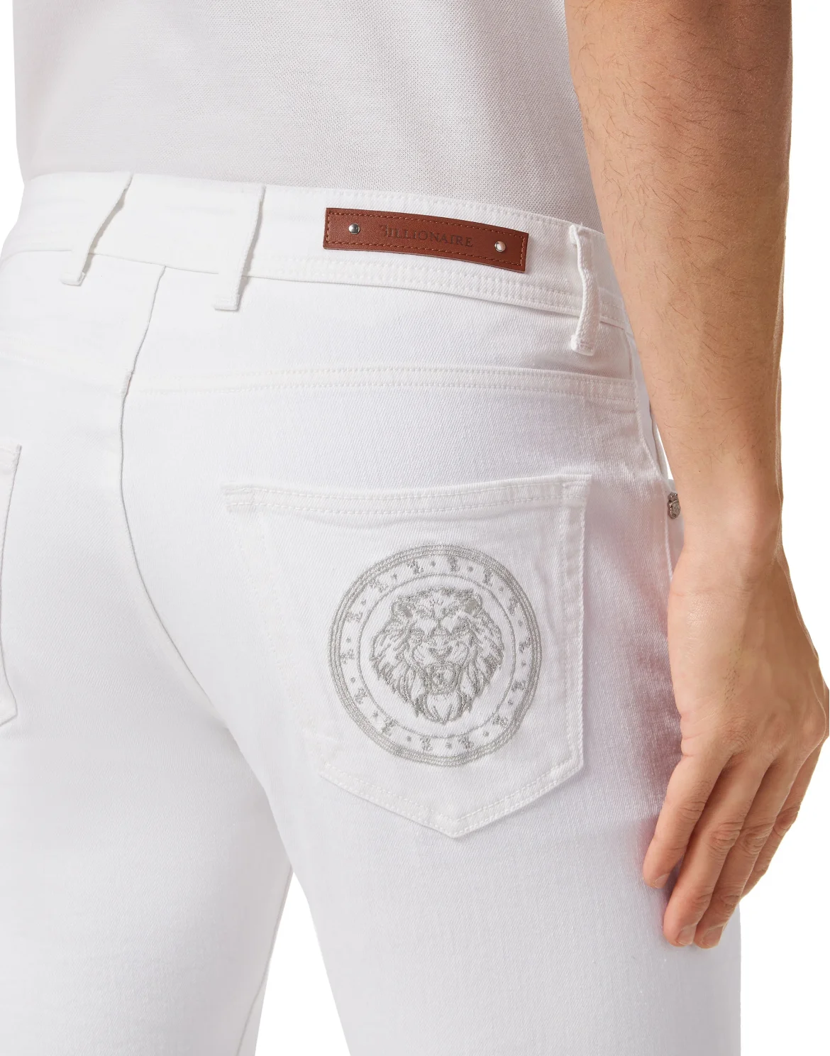 Denim Trousers Super Straight Cut Fit, цвет: Белый