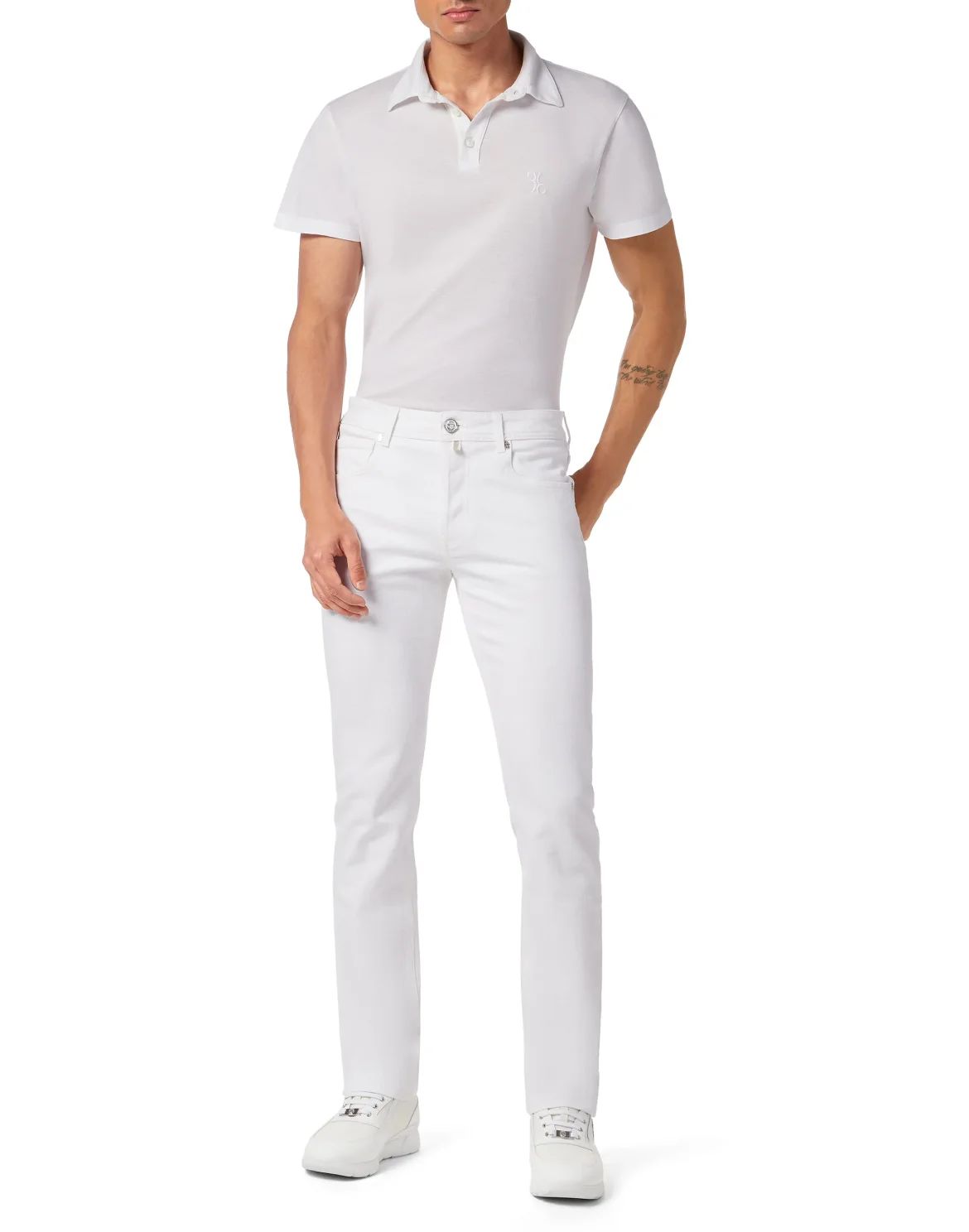 Denim Trousers Super Straight Cut Fit, цвет: Белый