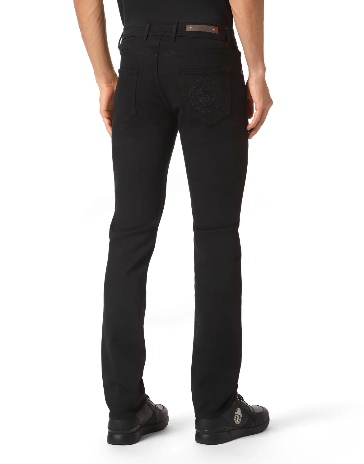 Denim Trousers Super Straight Cut Fit, цвет: Черный