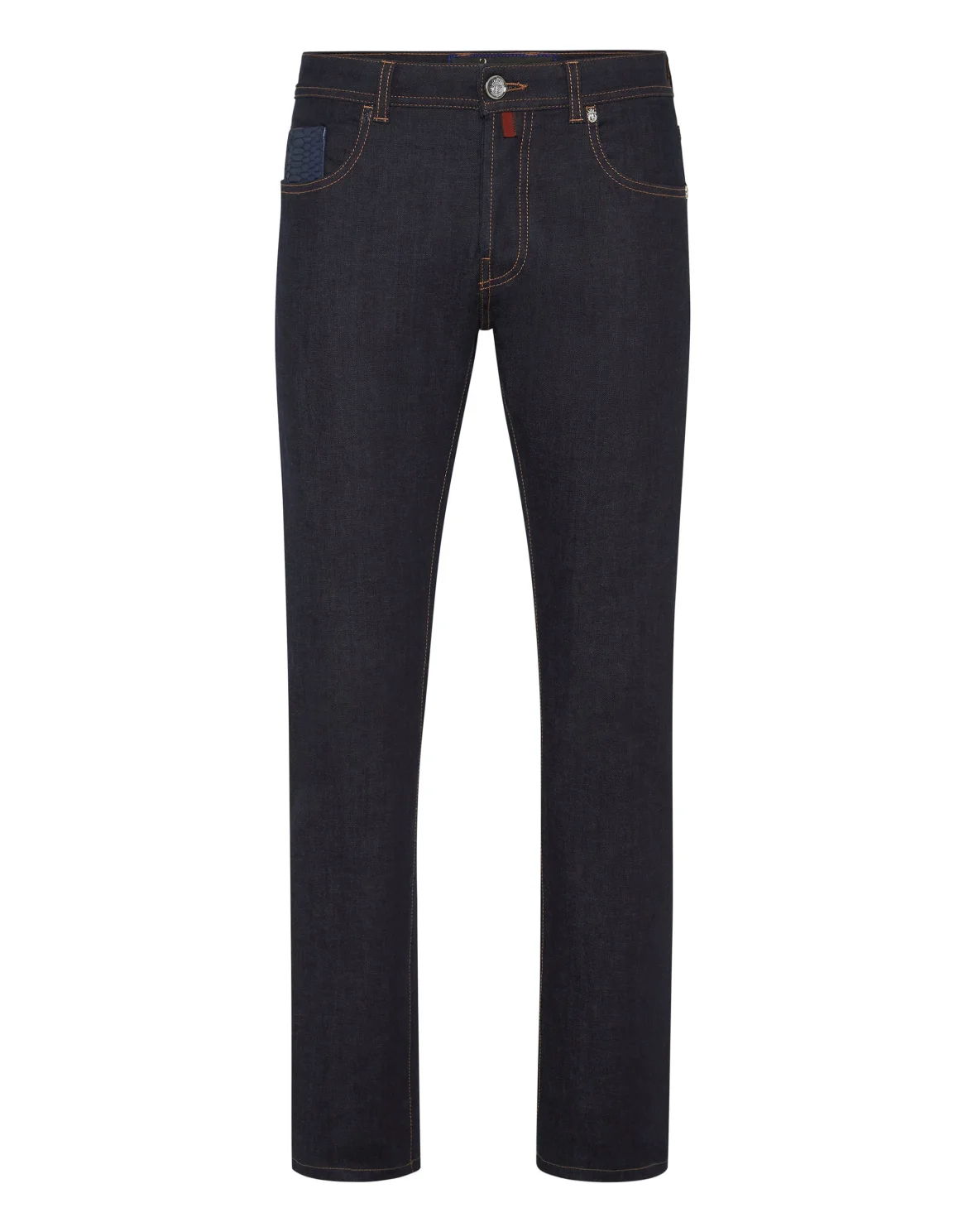 Denim Trousers Super Straight Cut Fit Elaphe, цвет: Синий