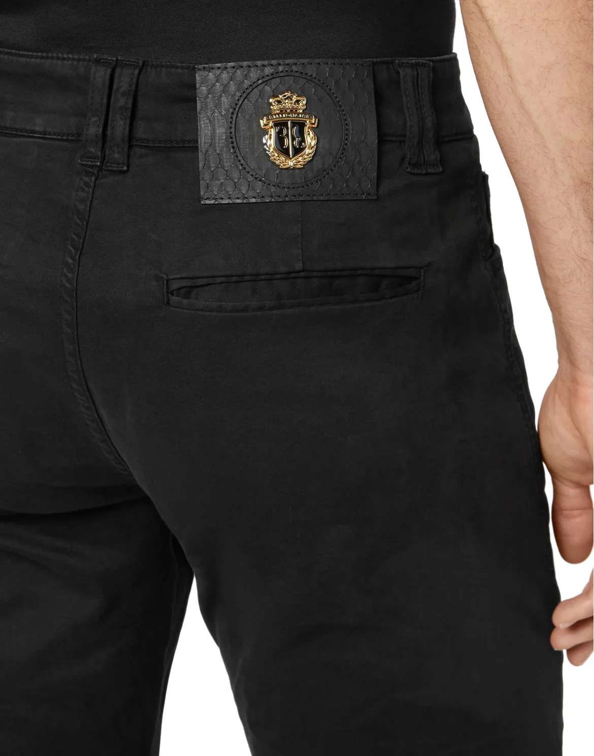 Denim Trousers Chino Fit, цвет: Черный