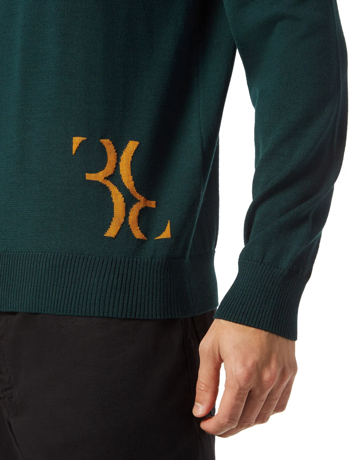 Wool and Silk Pullover Round Neck LS, цвет: Зеленый