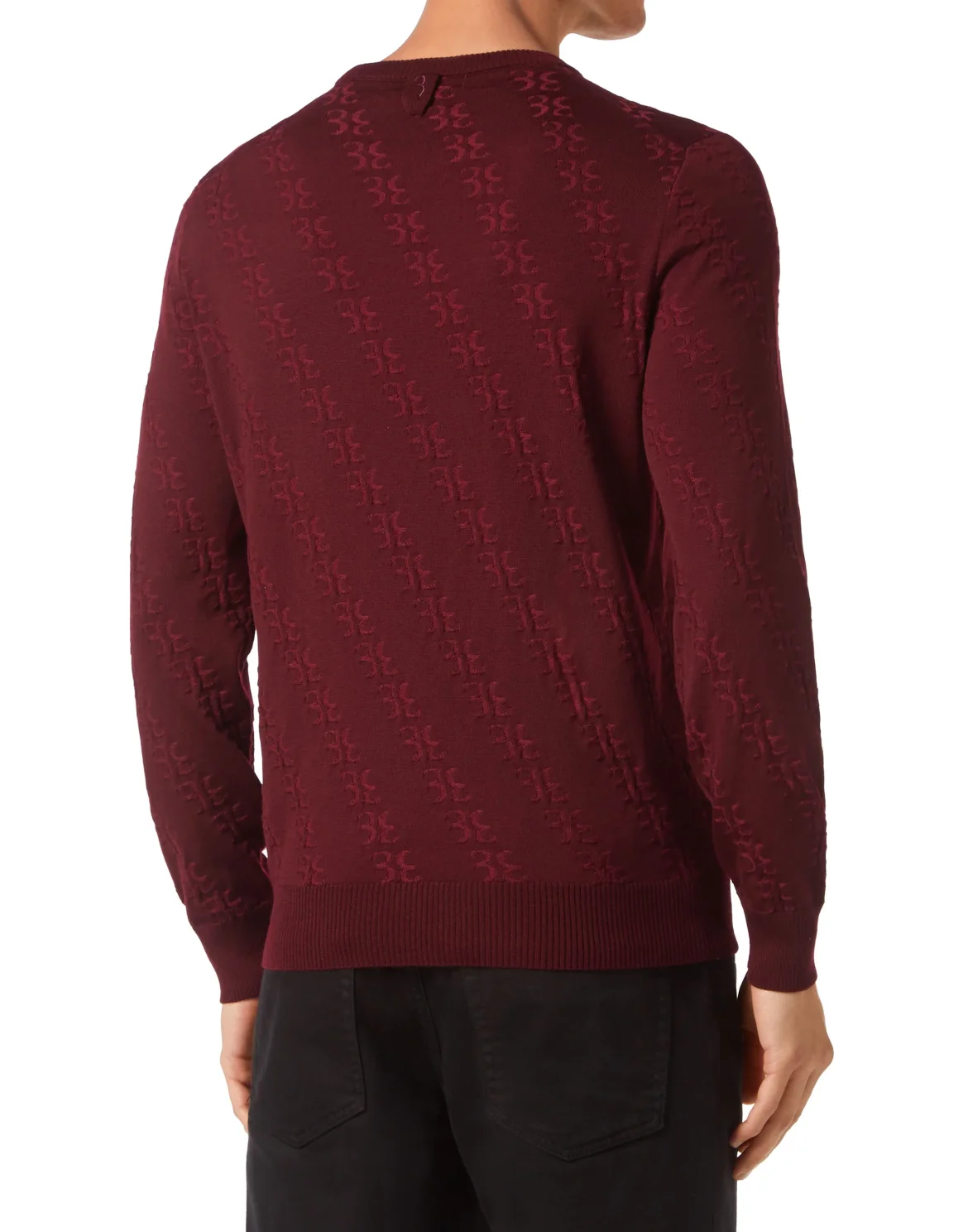 Wool and Silk Pullover Round Neck LS, цвет: Красный