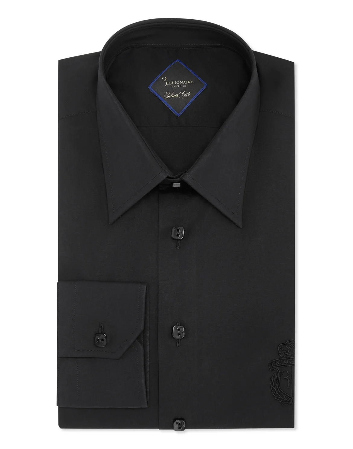 Shirt Slim Fit, цвет: Черный