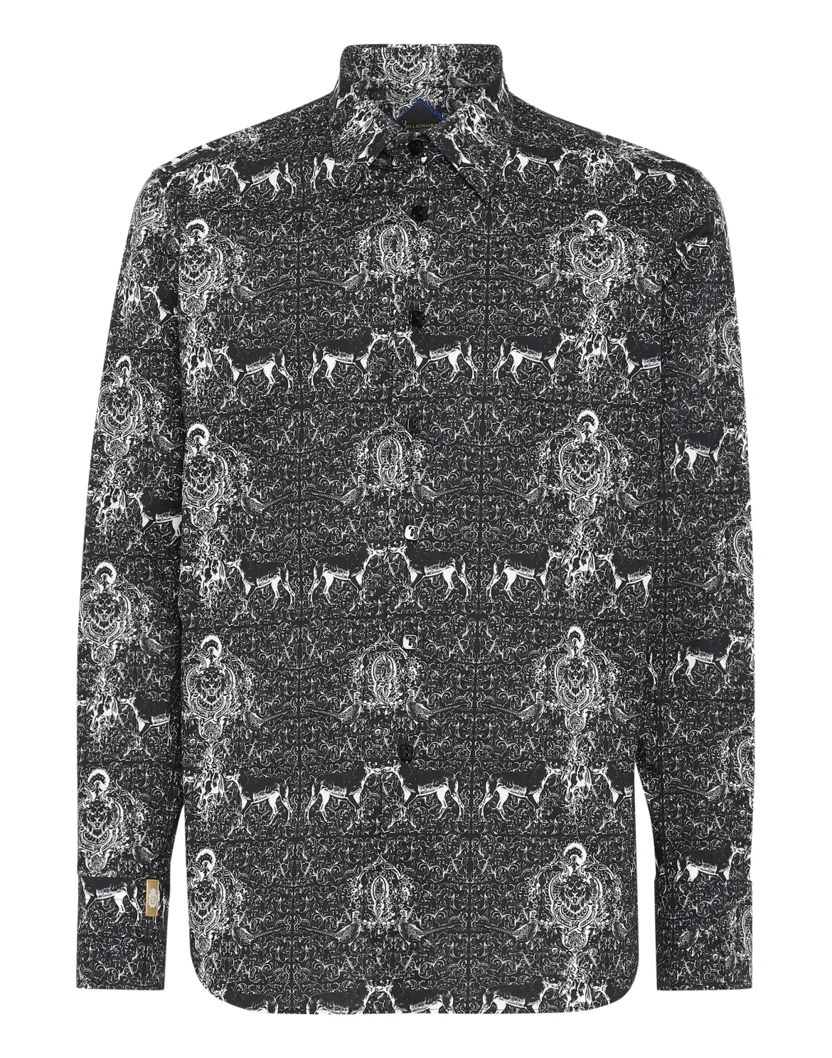 Shirt Slim Fit, цвет: Черный
