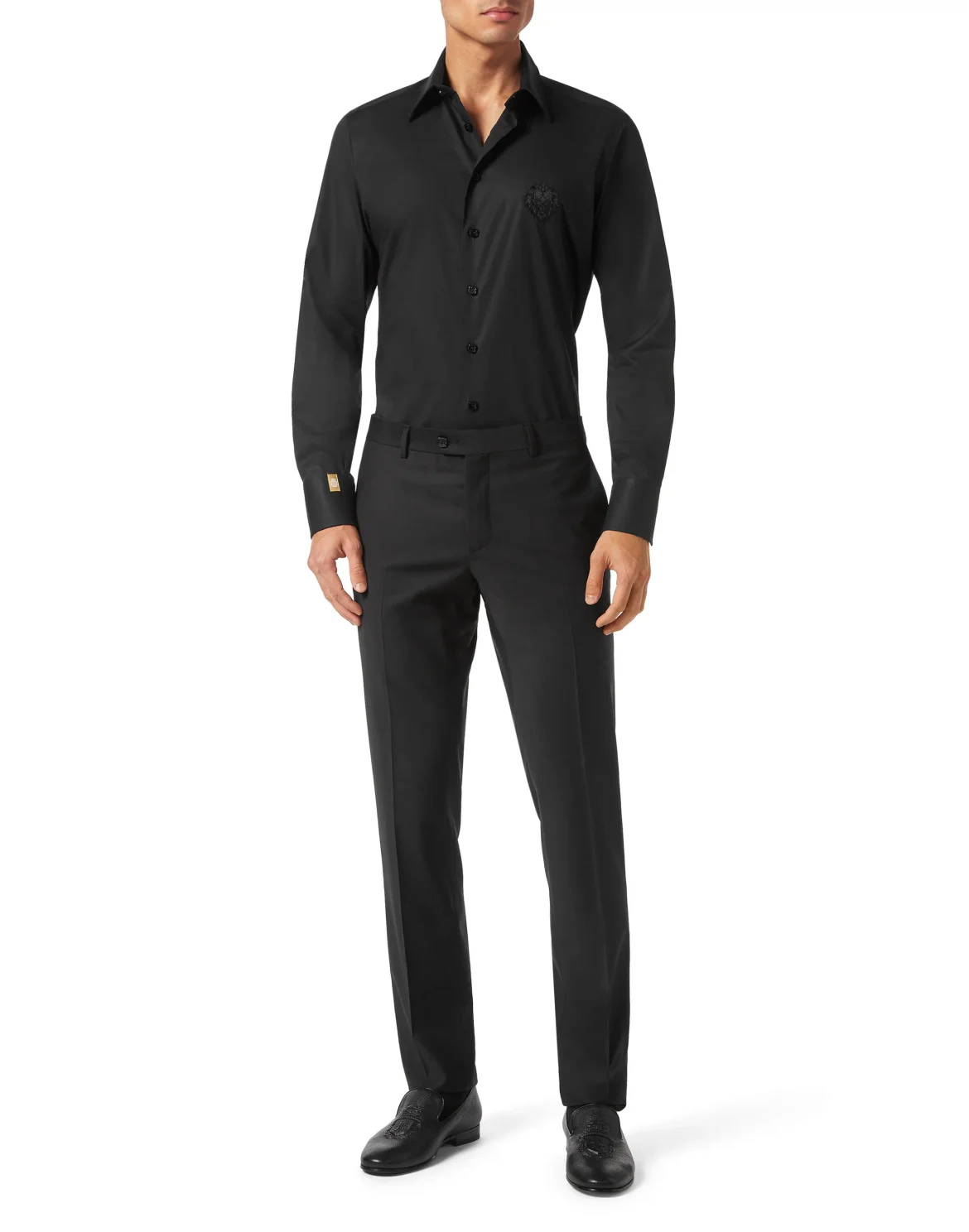Shirt Slim Fit, цвет: Черный