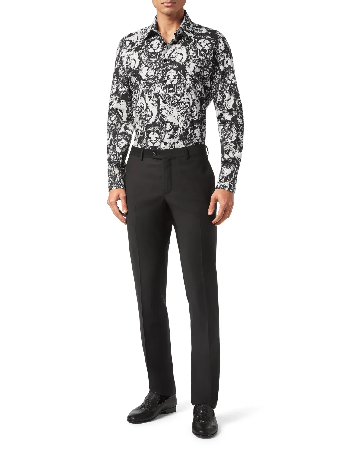 Shirt Slim Fit, цвет: Черный