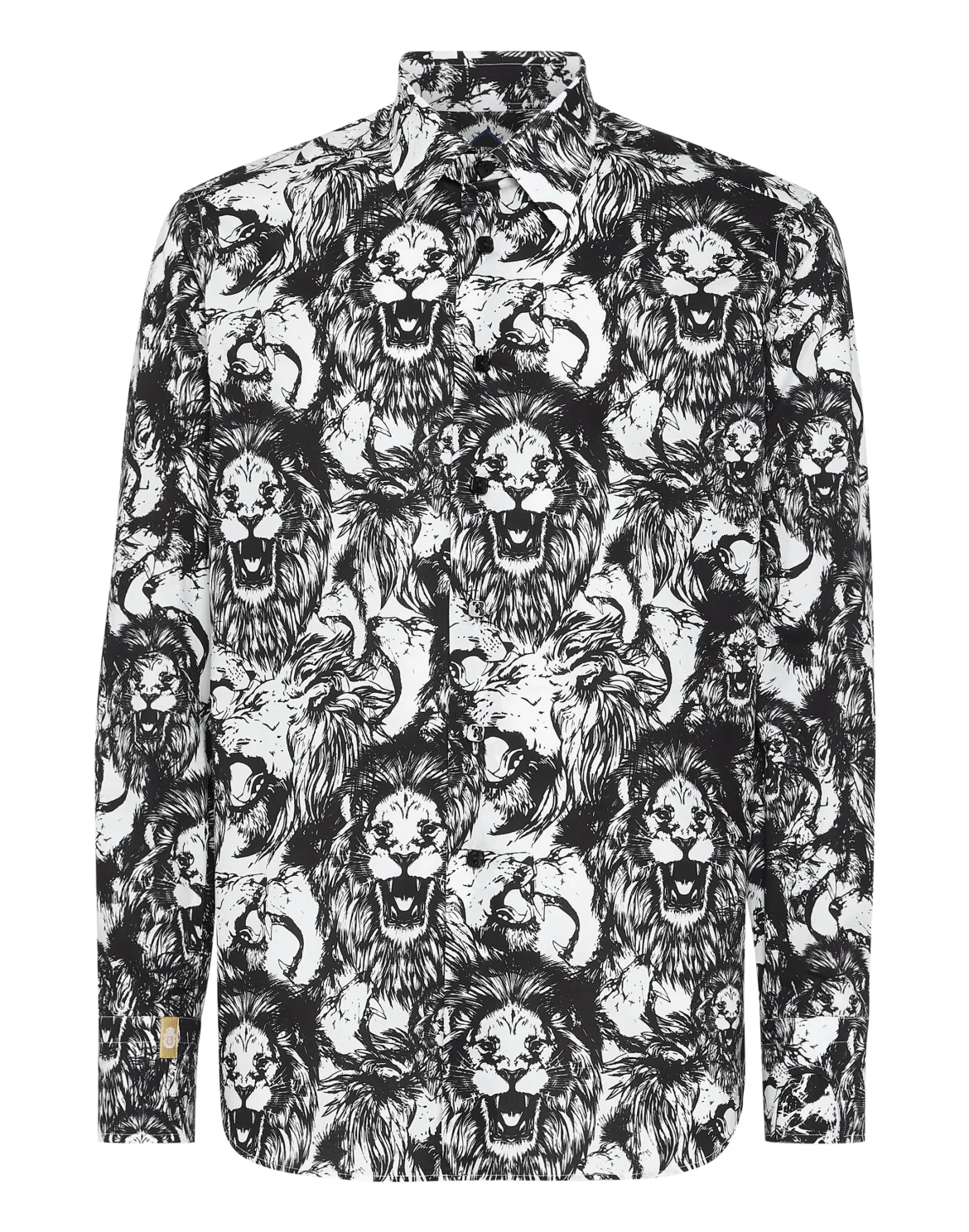 Shirt Slim Fit, цвет: Черный